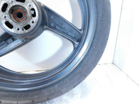 1995 1996 1997 Kawasaki GPz1100 ZX1100E Gray Front Cast Wheel Rim & Tire 17x3.5"