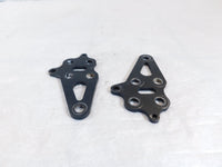 Pair Black 2008-2016 Polaris Victory Vision Engine Motor Mount Rear Brackets - C3 Cycle