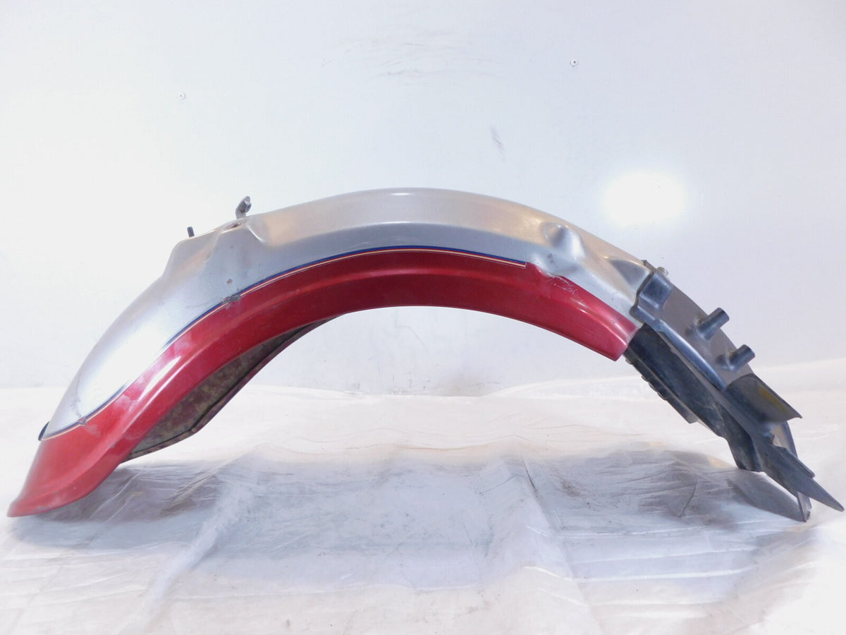 89 Yamaha Virago 1100 XV1100 Red & Silver Tail Rear Wheel Fender Mudguard Cover - C3 Cycle