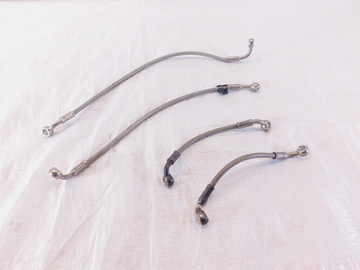 2005-2009 BMW R900RT R1200RT Front Wheel Left/Right ABS Brake Hose Line Pipes - C3 Cycle