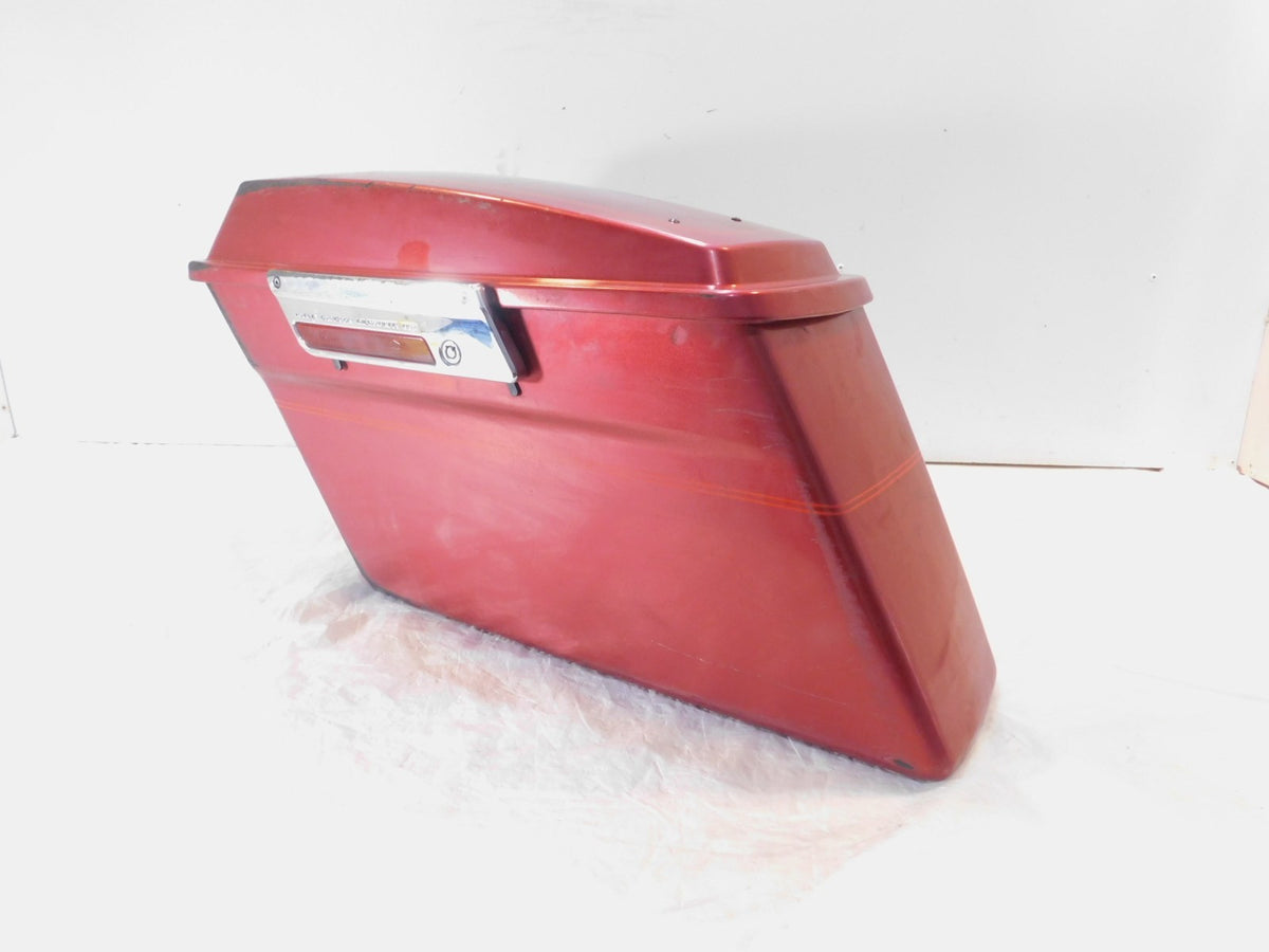 Harley Davidson Road King Street & Electra Glide Red Left Saddlebag - C3 Cycle
