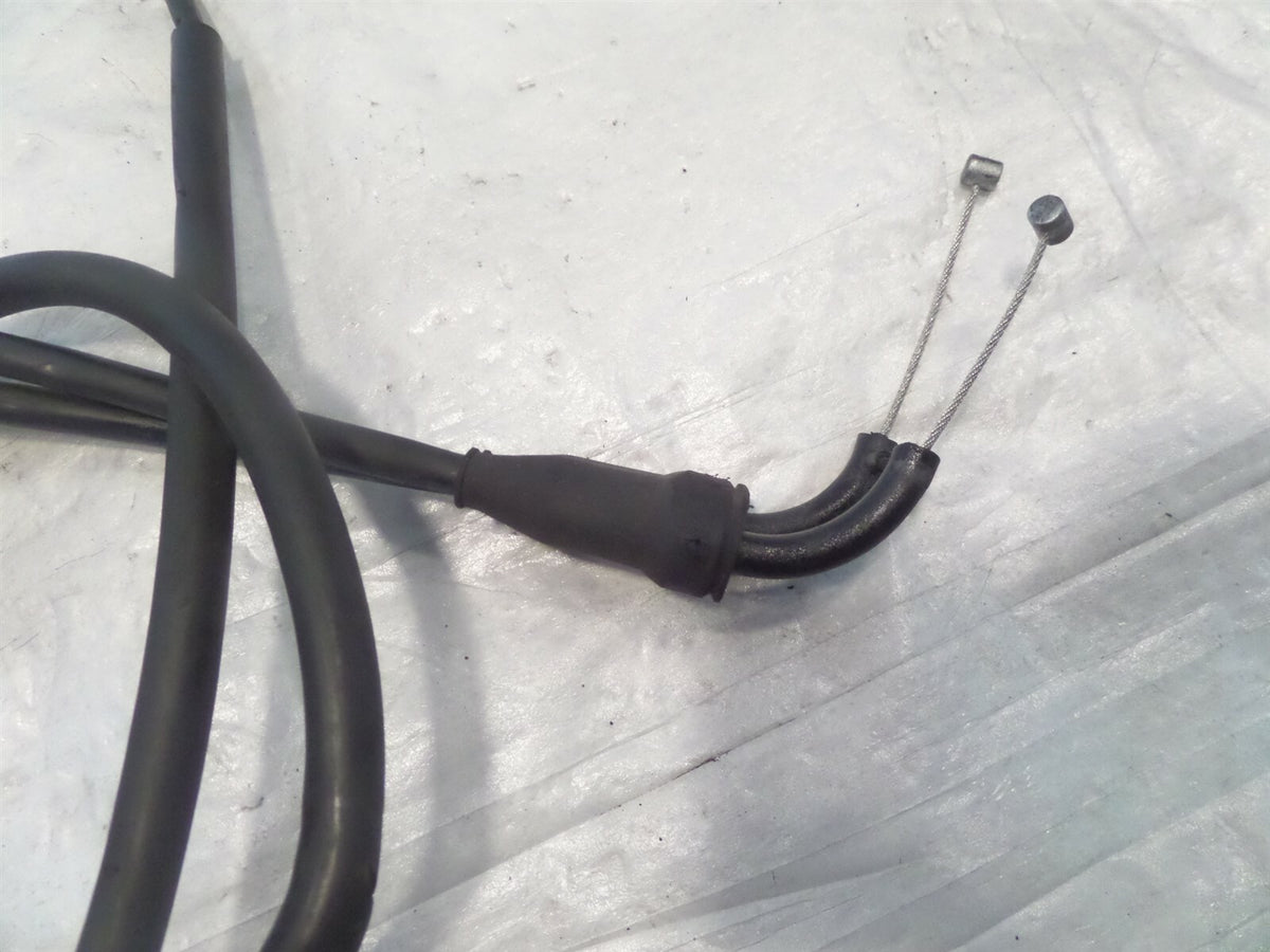 2007-2012 Triumph Tiger 1050 SE Open/Close Throttle Handlebar Cable Lines - C3 Cycle