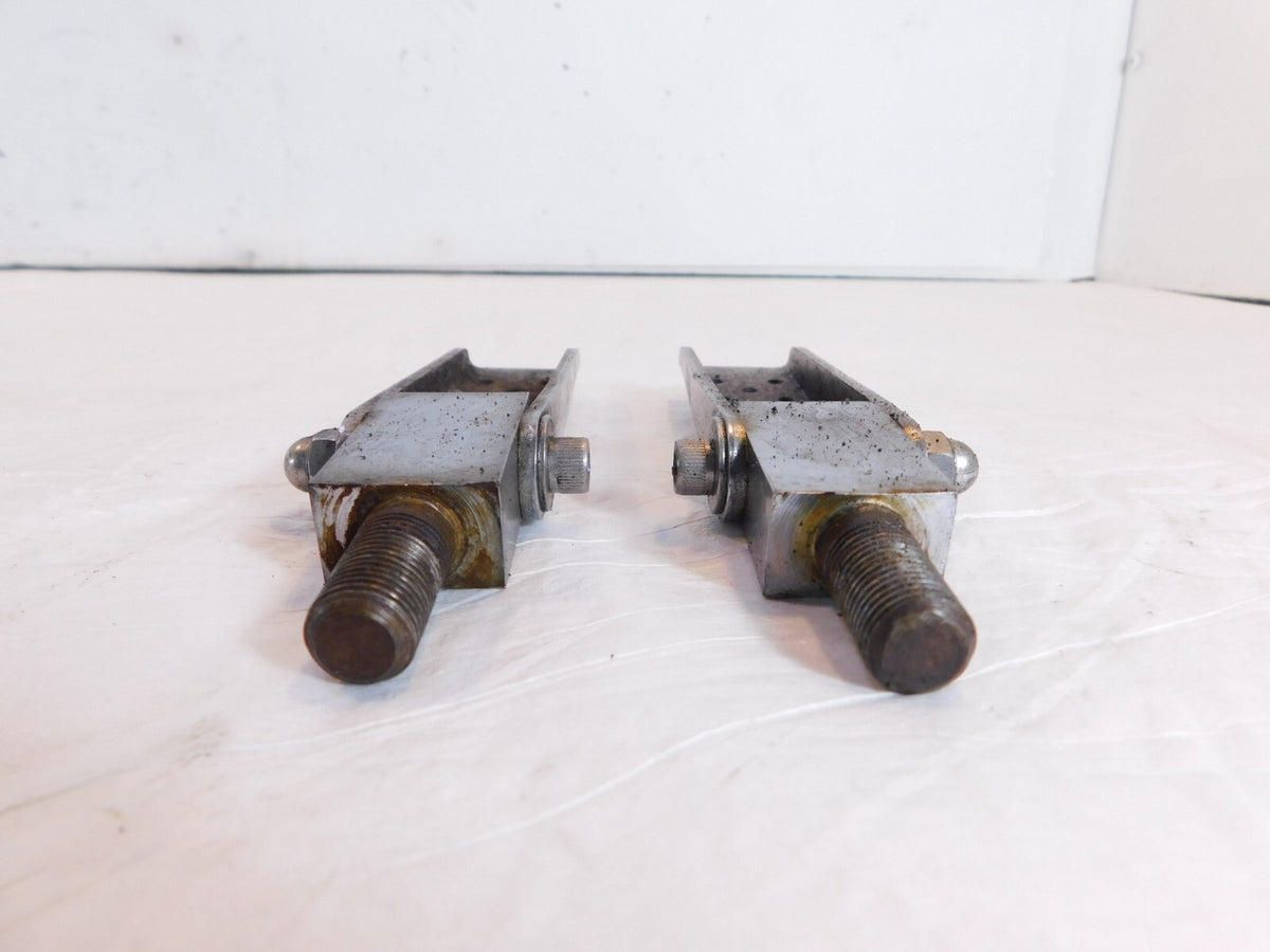 Harley Davidson Touring FXR Dyna Sportster Softail Silver Peg Footpegs Footrests