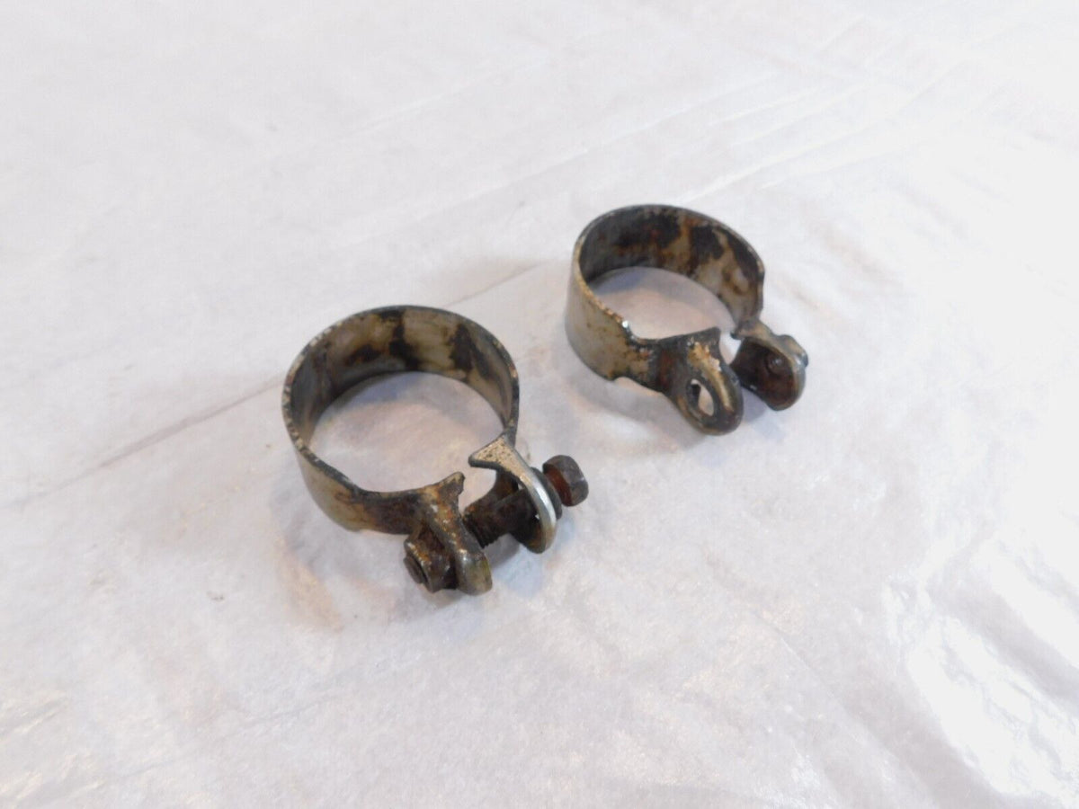 Kawasaki Vulcan 88 1500 VN1500A & VN750 Rear Exhaust Pipe Muffler Cover Clamps - C3 Cycle