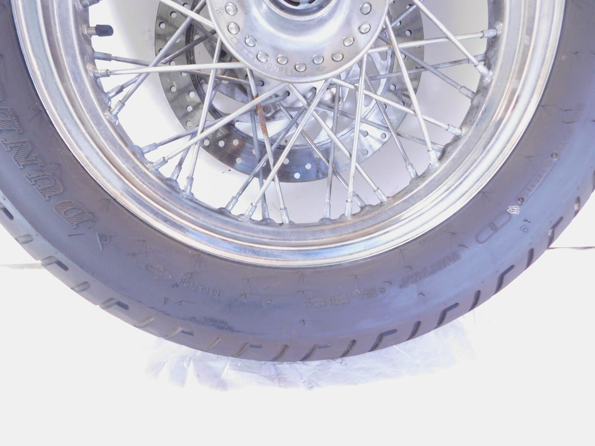 Yamaha V-Star 650 XVS650 Classic Silverado Laced Front Wheel Rim & Brake Rotor - C3 Cycle