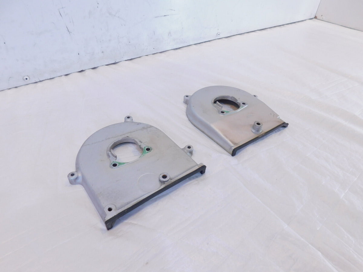 1990-2000 Honda GL1500 Goldwing 1500 Silver Front Left/Right Timing Belt Covers - C3 Cycle