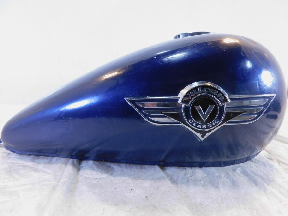 87-88 Kawasaki Vulcan 1500B VN15-SE VN1500B Blue Fuel Gas Petrol Tank Reservoir - C3 Cycle