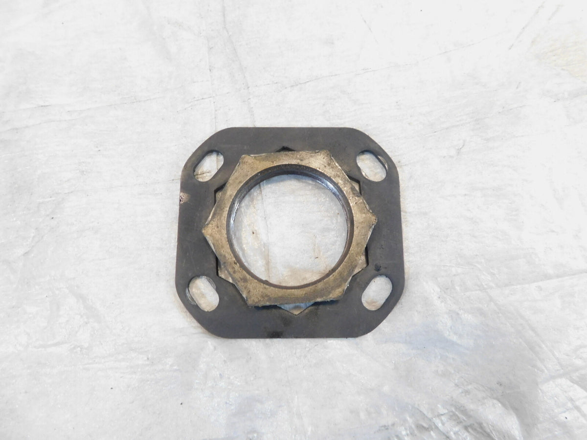 Harley Davidson Touring Dyna & Softail Front Belt Pulley Retainer Nut w/ Plate - C3 Cycle