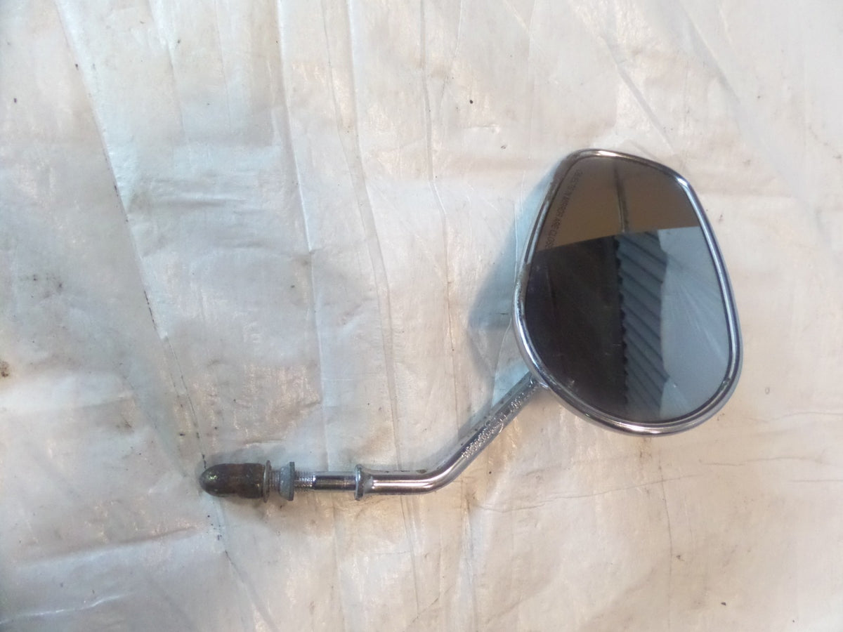 Harley Davidson FXR & Softail & Dyna & Sportster Left Chrome Rear View Mirror - C3 Cycle