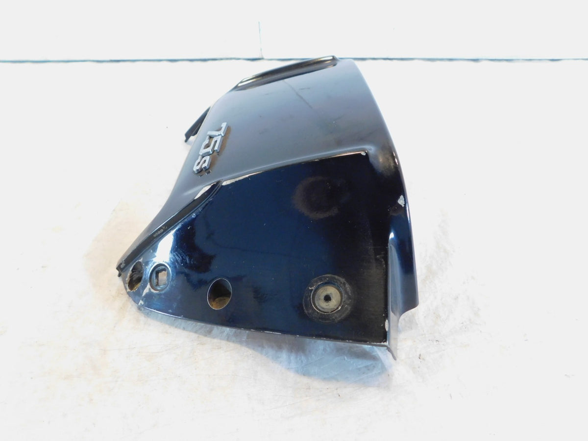 86-95 BMW K75S Black Front Upper Headlight Center Cover Fairing Cowl Panel Trim - C3 Cycle