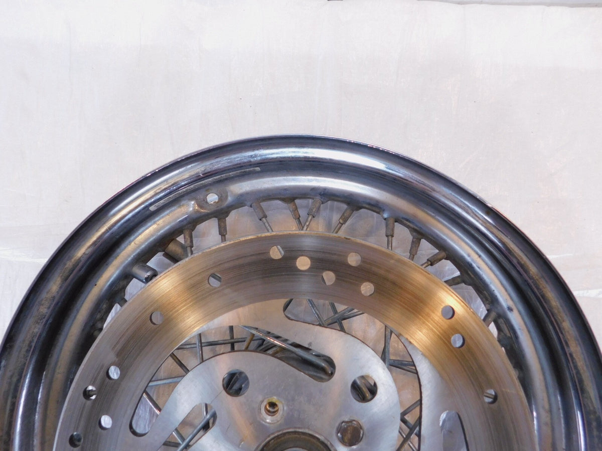 Harley Davidson Touring Electra Glide 16" Chrome Laced Front Wheel Rim 40960-00 - C3 Cycle