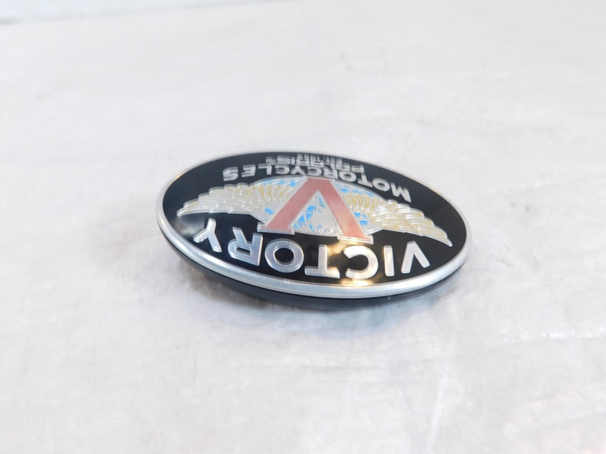 2010 10 Victory Vision 8-Ball Left Side Marker Medallion Logo Badge - C3 Cycle