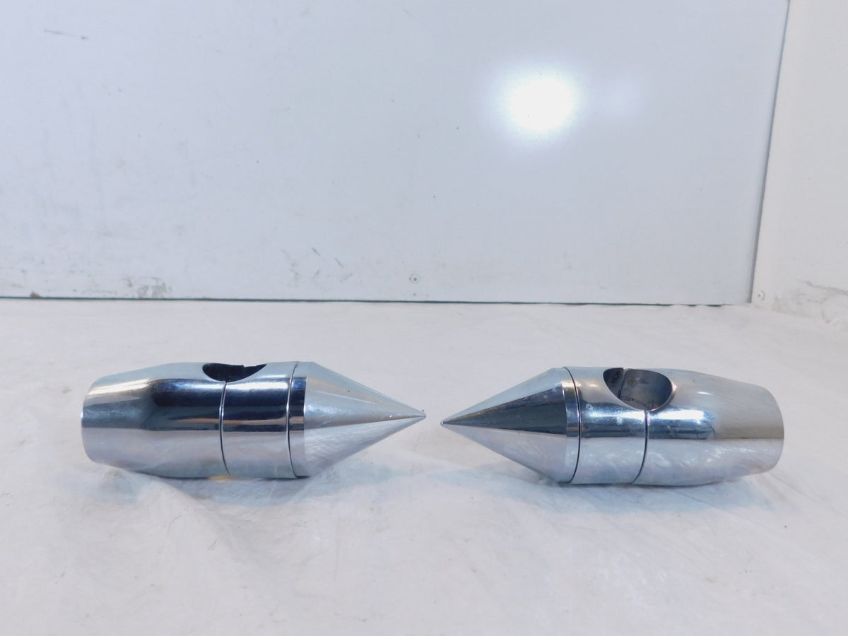 Honda VT750 VT1100 Shadow 600 750 1100 Ace Pointed Handlebar Riser Brackets - C3 Cycle