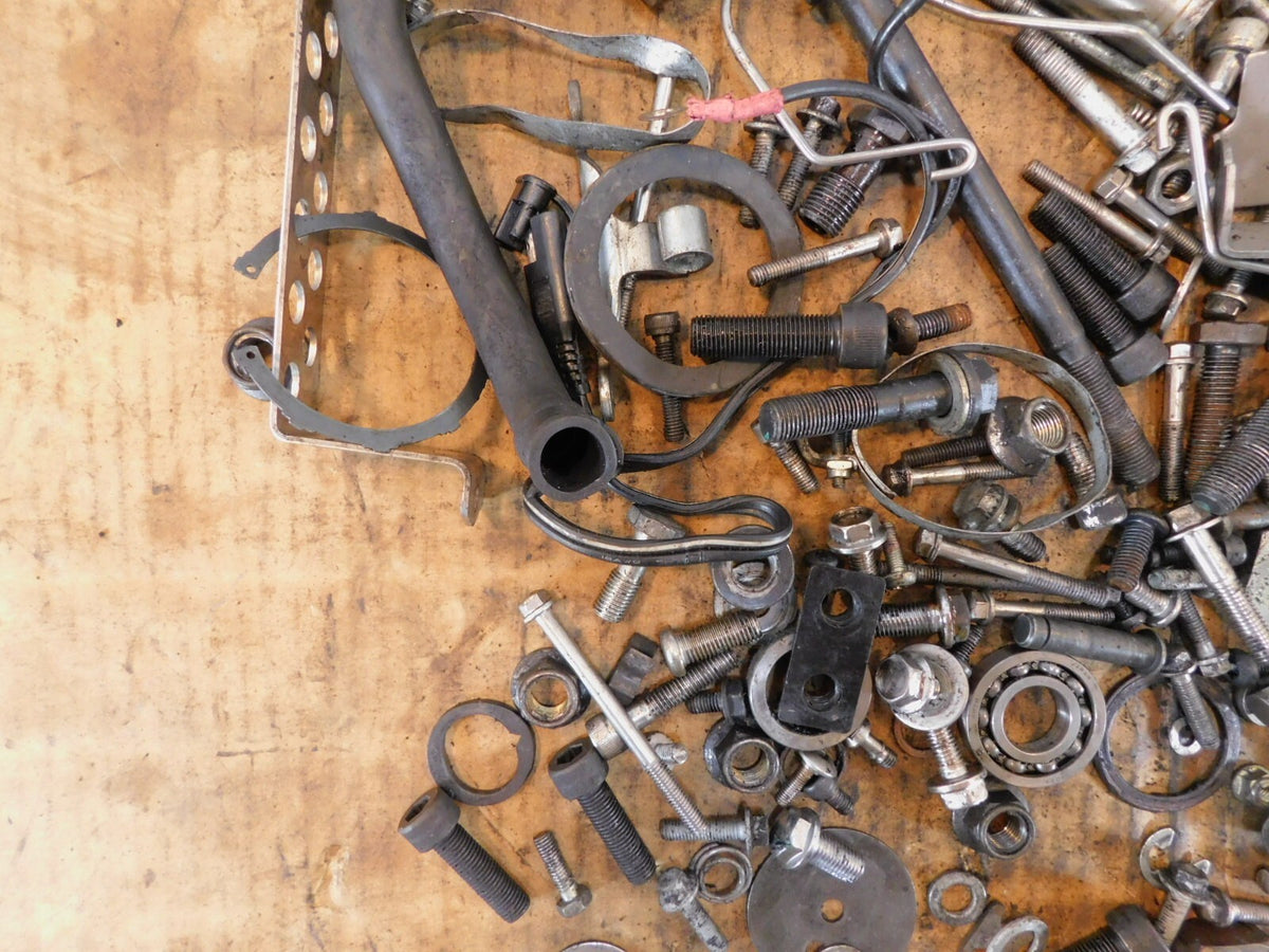 2004 Triumph America Miscellaneous Misc Body Nuts Bolts & Brackets Parts Box Lot - C3 Cycle