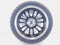 Piaggio Vespa Sprint 50 125 150 Black Spoked Front Wheel Rim w/ Tire 12x3 - C3 Cycle