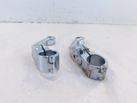 Harley Street & Electra Glide Adjustable Highway Footrest Footpeg Mount Brackets - C3 Cycle