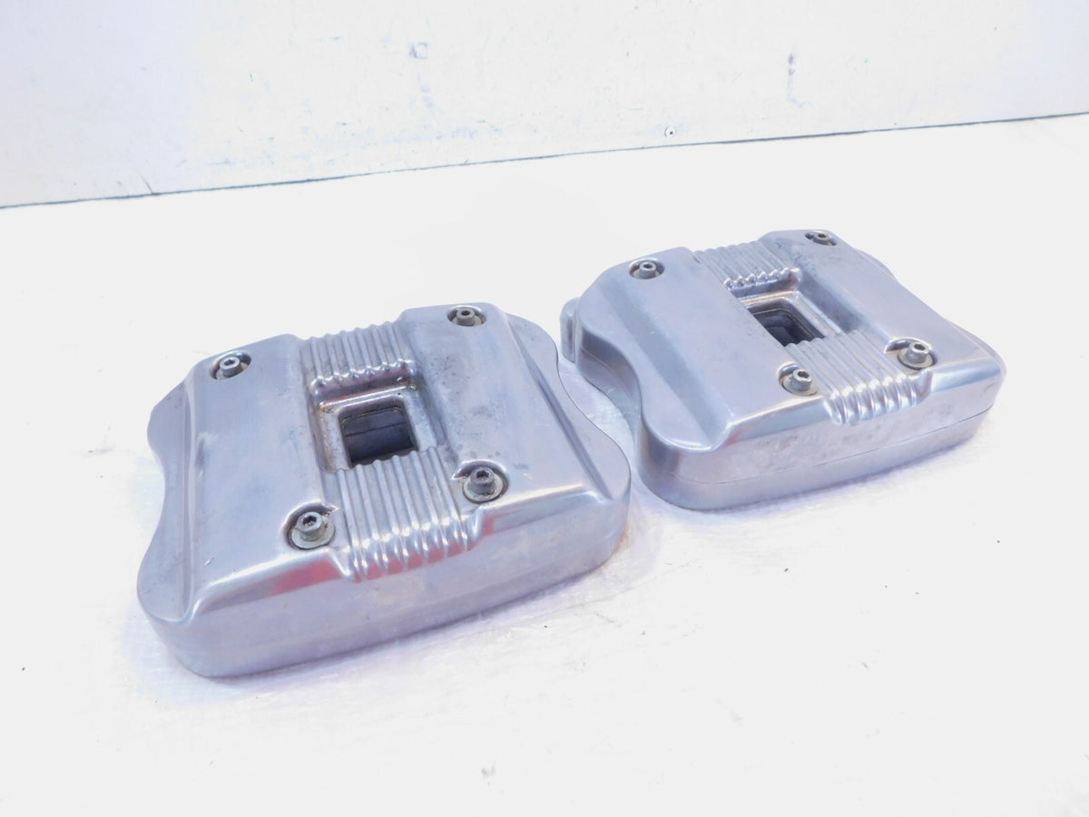 Harley Sportster 883 & 1200 Polished Rocker Box Bottom & Top Covers w/ Arms - C3 Cycle