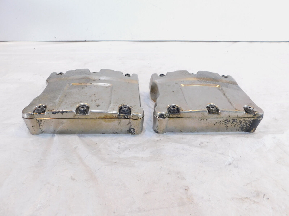 Harley Davidson Touring Dyna & Softail Chrome Cylinder Head Rocker Boxes - C3 Cycle