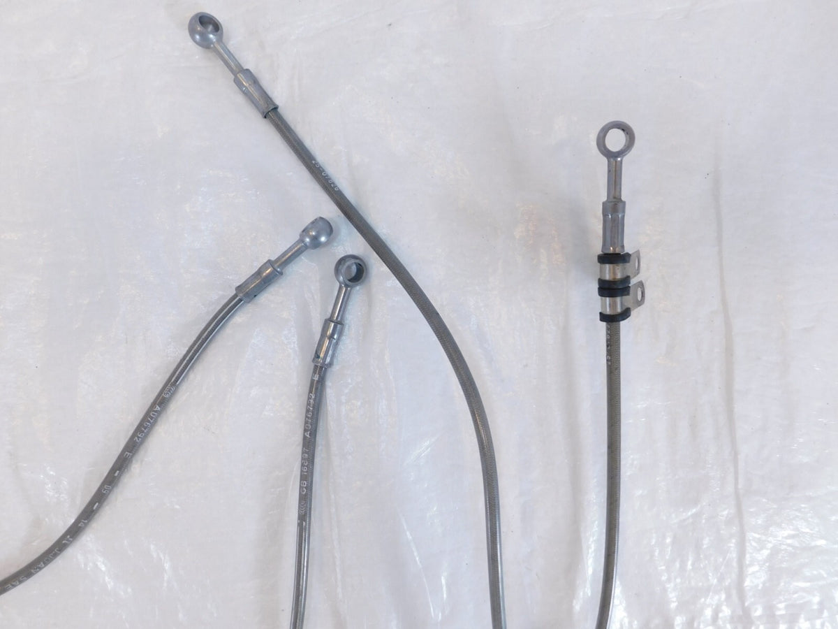 2015 & 2016 Zero Stealthfighter FX ZF Front/Rear ABS Brake Hose Pipe Lines - C3 Cycle