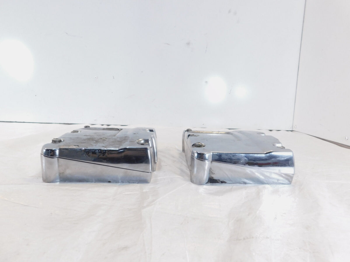 Harley Davidson Touring Dyna & Softail Chrome Cylinder Head Rocker Boxes - C3 Cycle