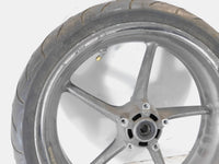 2006-2016 Triumph Daytona 675 Spoked Front Wheel Rim & Tire 3.5" x 17" - Cracked - C3 Cycle