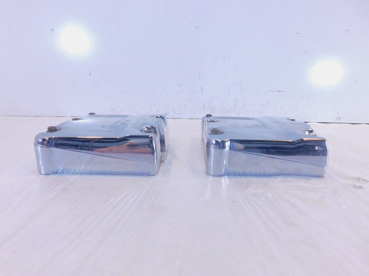 Harley Road King Dyna & Softail Chrome Cylinder Head Top Rocker Boxes & Arms - C3 Cycle