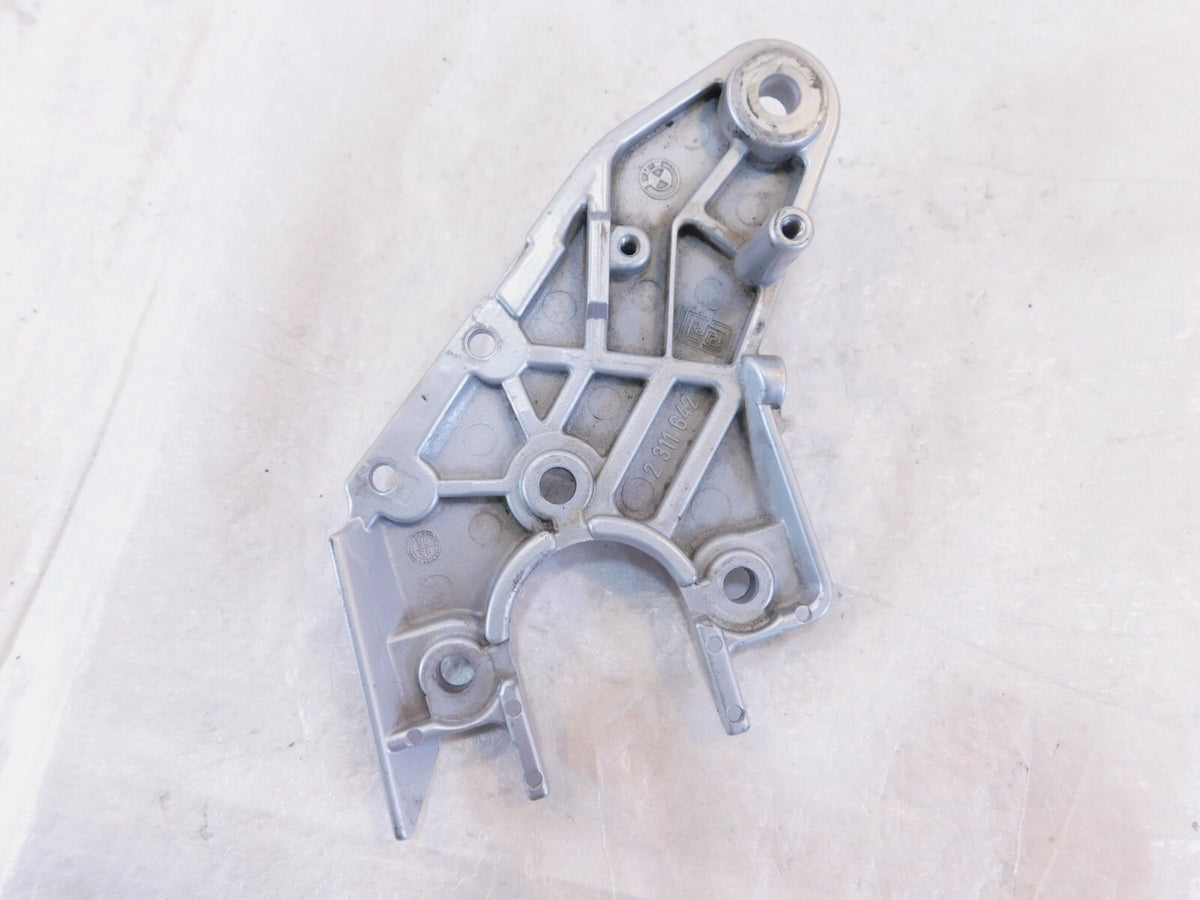 BMW R1100R R1100RS R850 Silver Right Front Footrest Foot Peg Plate Mount Bracket - C3 Cycle
