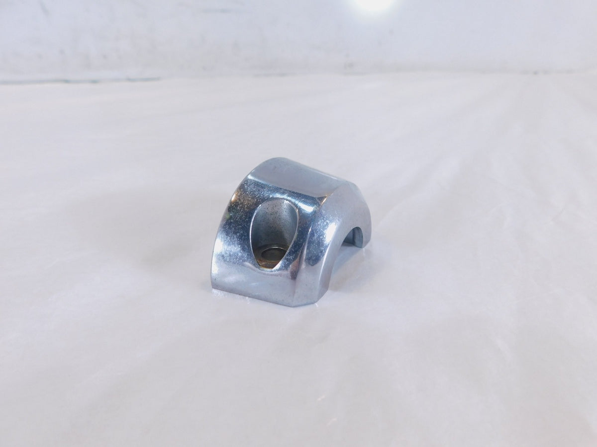 Harley Dyna Softail & Sportster Chrome Clutch Lever Perch Mount Clamp Brackets - C3 Cycle