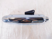 Royal Enfield Meteor 350 Euro 5 Chrome Rear Exhaust System Muffler Pipe & Shield - C3 Cycle
