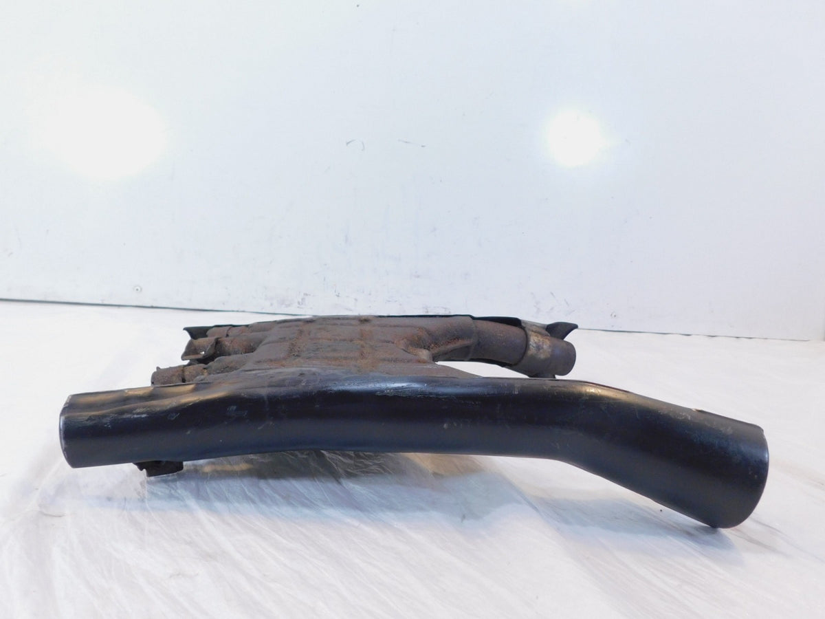 82-83 Yamaha XJ750 Maxim 750 Exhaust Muffler System Mid Pipe Chamber Manifold - C3 Cycle