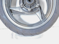 Kawasaki Ninja ZX-6 ZX600 ZX600-E & ZZR600 Gray Rear Wheel Rim w/ Tire - C3 Cycle