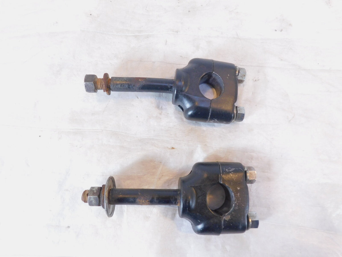 Kawasaki LTD Belt KZ440 KZ440A KZ440D Front Handlebar Riser Mount Bracket Clamps - C3 Cycle