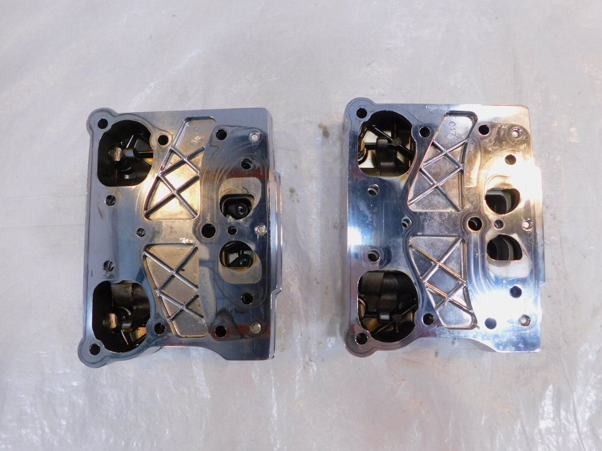 Harley Davidson Touring Dyna & Softail Chrome Cylinder Head Rocker Boxes - C3 Cycle