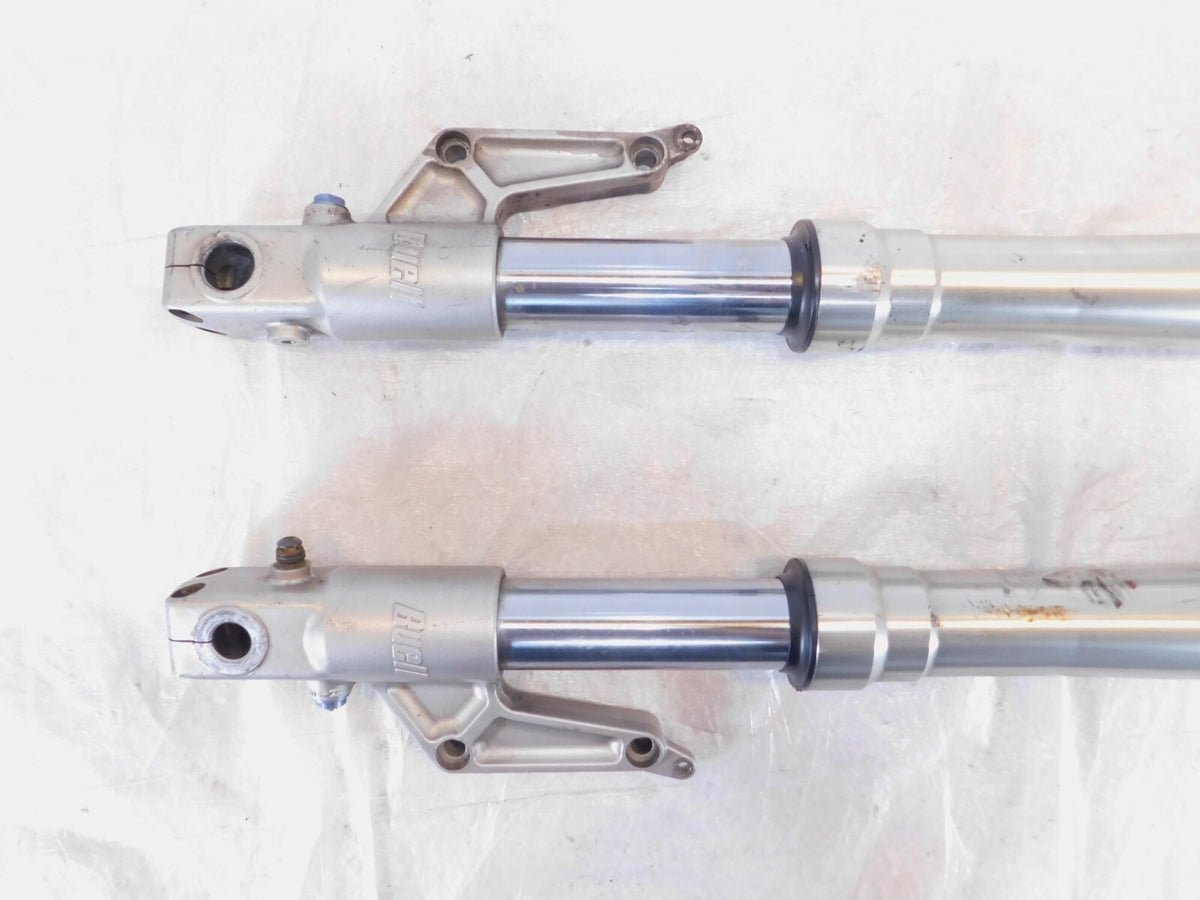 1999 2000 2001 & 2002 Buell X1 Lightning Front End Suspension Fork Shocks - Bent - C3 Cycle