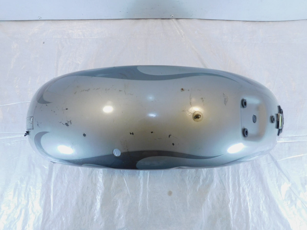 2000-2003 Honda VT1100C2 Shadow Sabre 1100 Gray Flames Rear Wheel Cover Fender - C3 Cycle