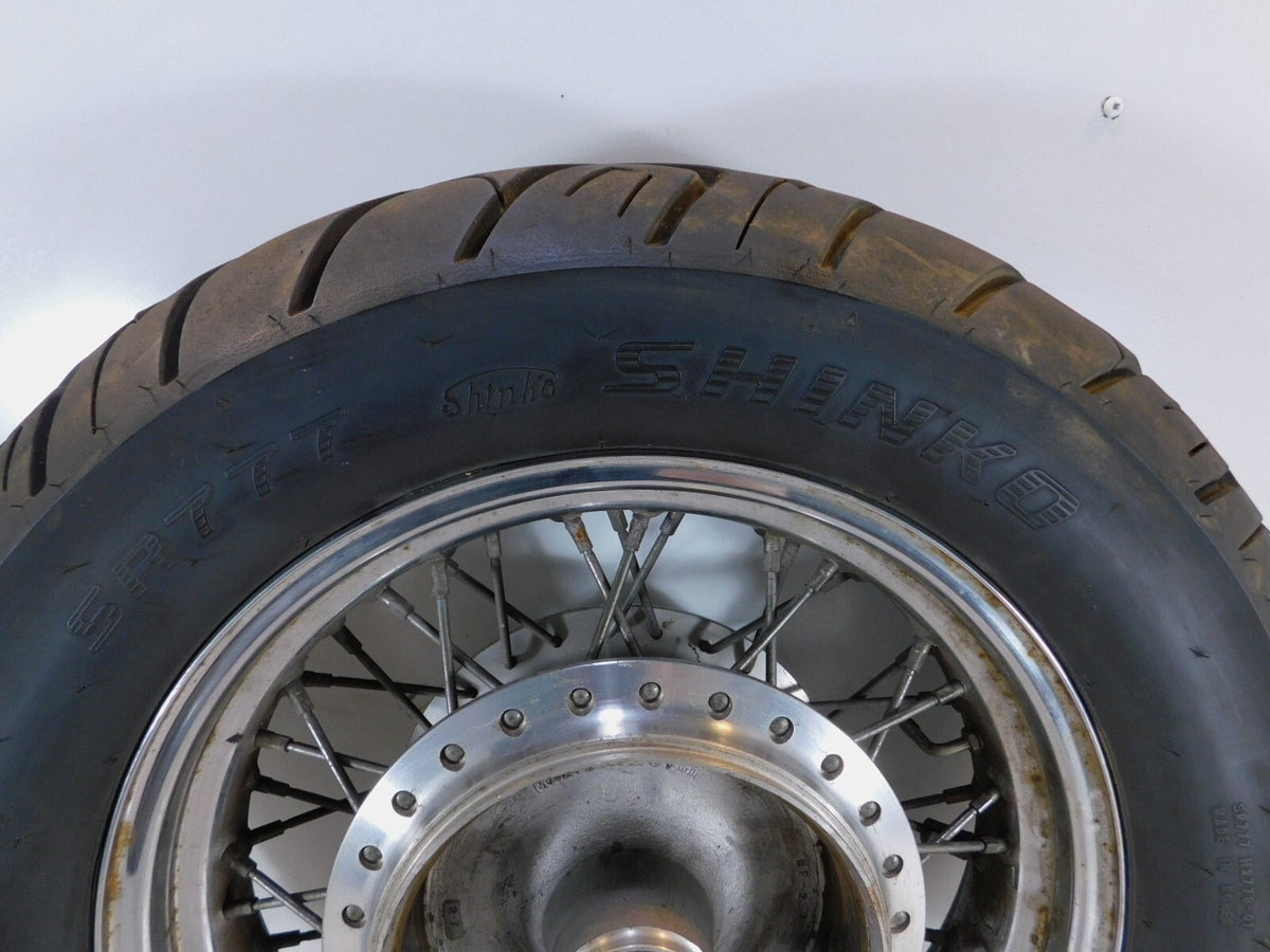 2001-2007 Honda VT750 Shadow 750 VT750DC Spirit Chrome Spoked Rear Wheel Rim - C3 Cycle