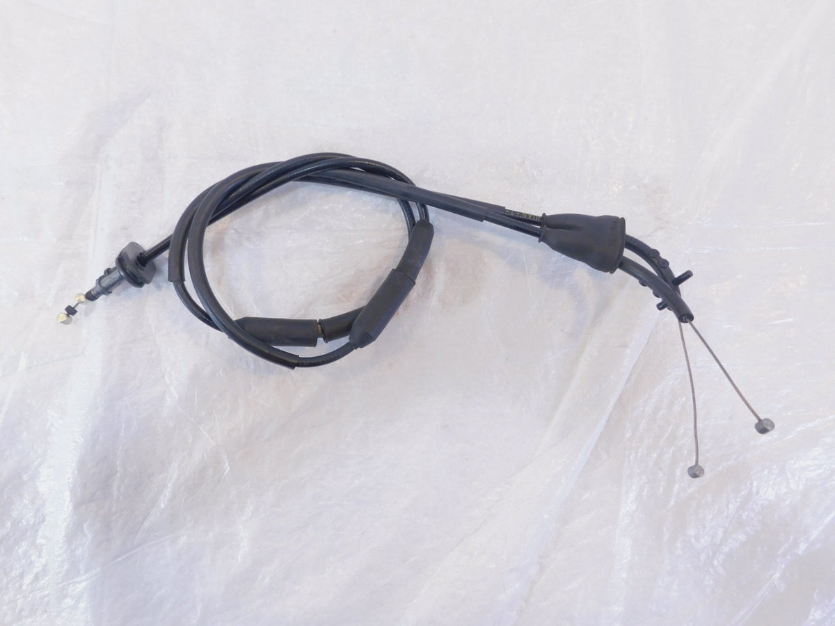Pair Ducati Superbike 749 749S & 999 999R Front Right Handlebar Throttle Cables - C3 Cycle