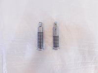 Harley Touring FXR Dyna Sportster Softail ISO Chrome & Rubber Footpegs Footrests - C3 Cycle