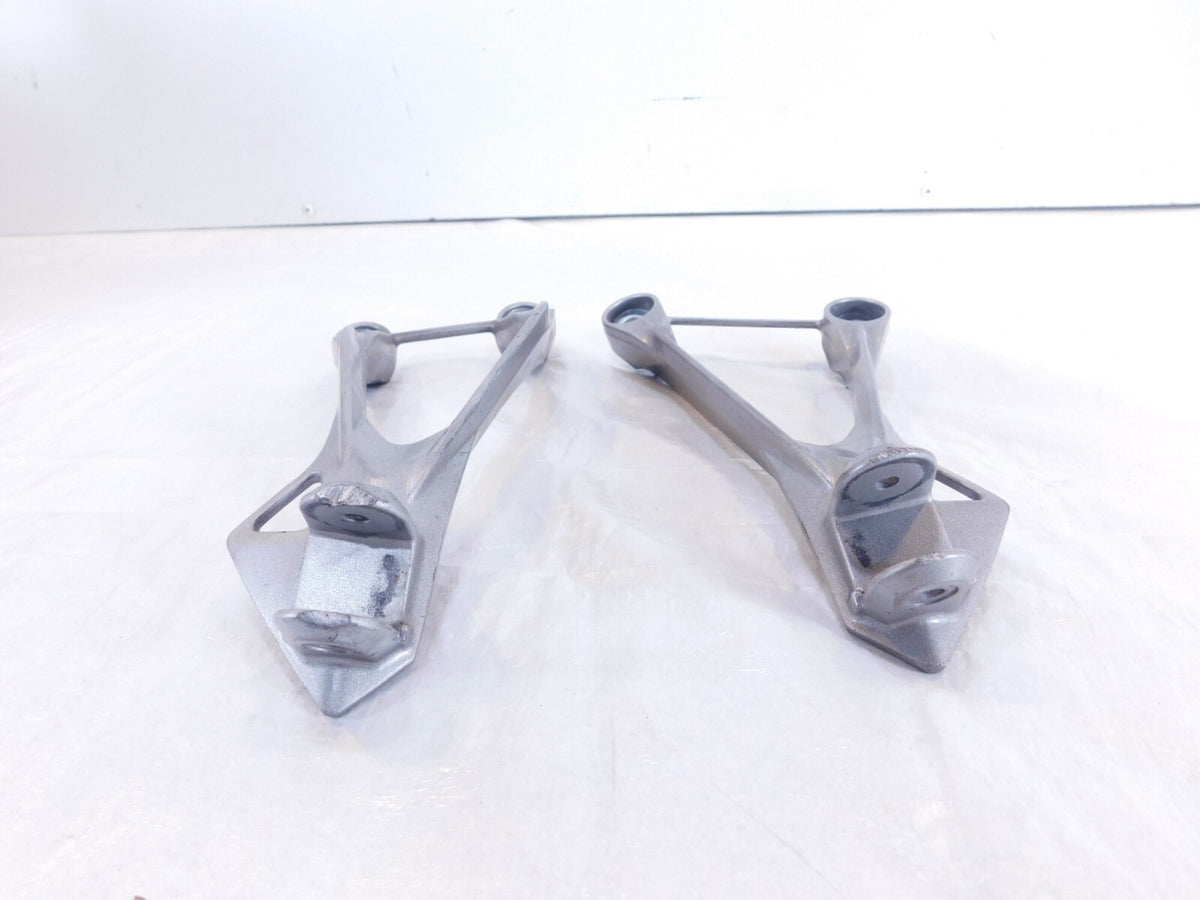 2005-2008 Kawasaki Ninja ZX6R ZX6RR ZX600 Rear Passenger Foot Rest Pegs Brackets - C3 Cycle