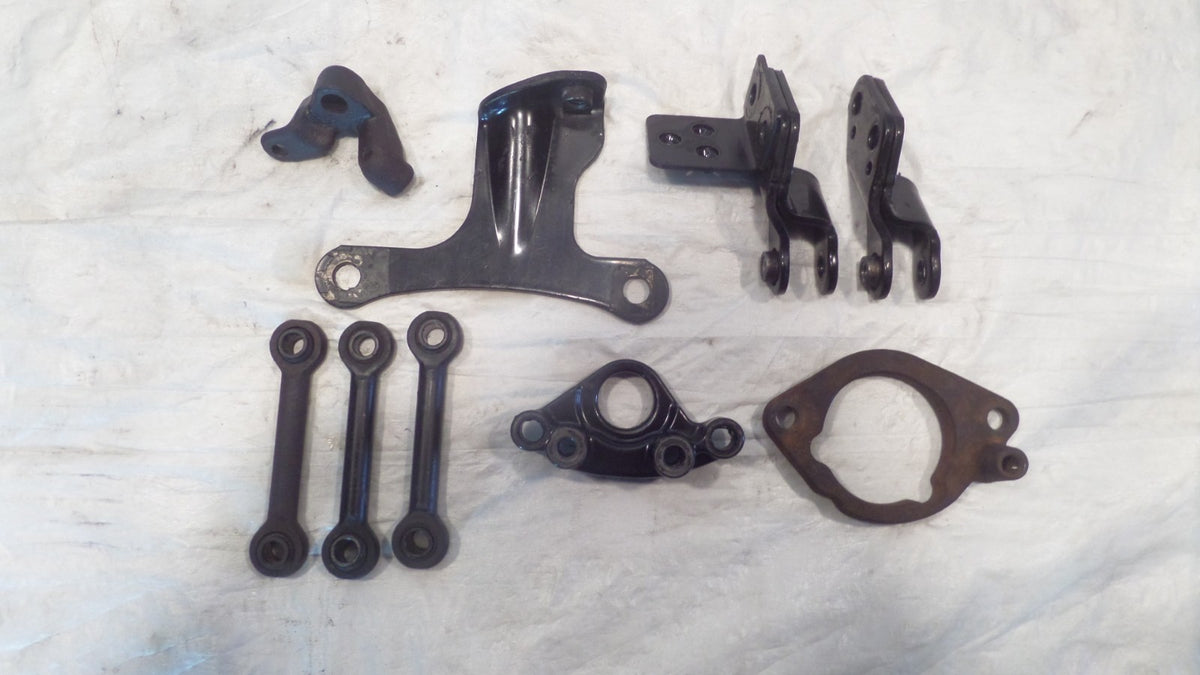 2004-2013 Harley Davidson Sportster 883 & 1200 Engine Motor Mount Bracket Lot - C3 Cycle