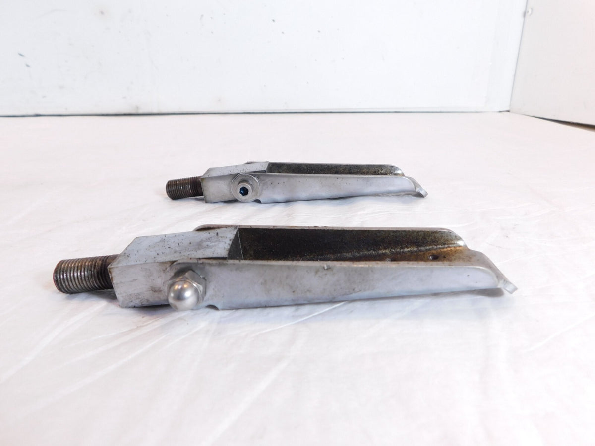 Harley Davidson Touring FXR Dyna Sportster Softail Silver Peg Footpegs Footrests