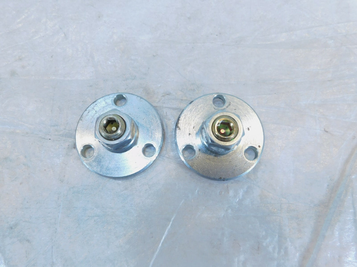 86-06 Kawasaki VN750 Vulcan 750 Left/Right Rear Swingarm Pivot Boss Cover Caps - C3 Cycle
