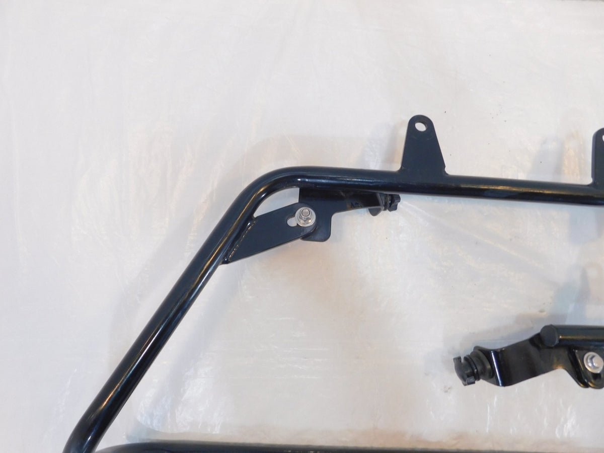 18-22 Harley Davidson Softail Slim & Street Bob Black Saddlebag Mount Brackets - C3 Cycle