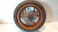 08-10 Kawasaki Ninja Ninja ZX10 ZX10R ZX-10R OEM Straight Rear Back Wheel & Rim - C3 Cycle