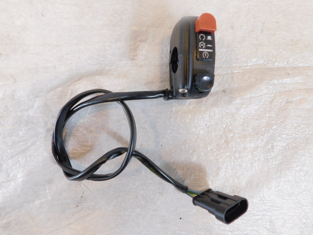 2019-2020 Aprilia Shiver 900 Black Right Handlebar Start/Stop Kill Switch - C3 Cycle