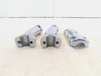 2005-2012 Harley Davidson Softail FLSTN Deluxe Chrome Handlebar Riser Brackets - C3 Cycle