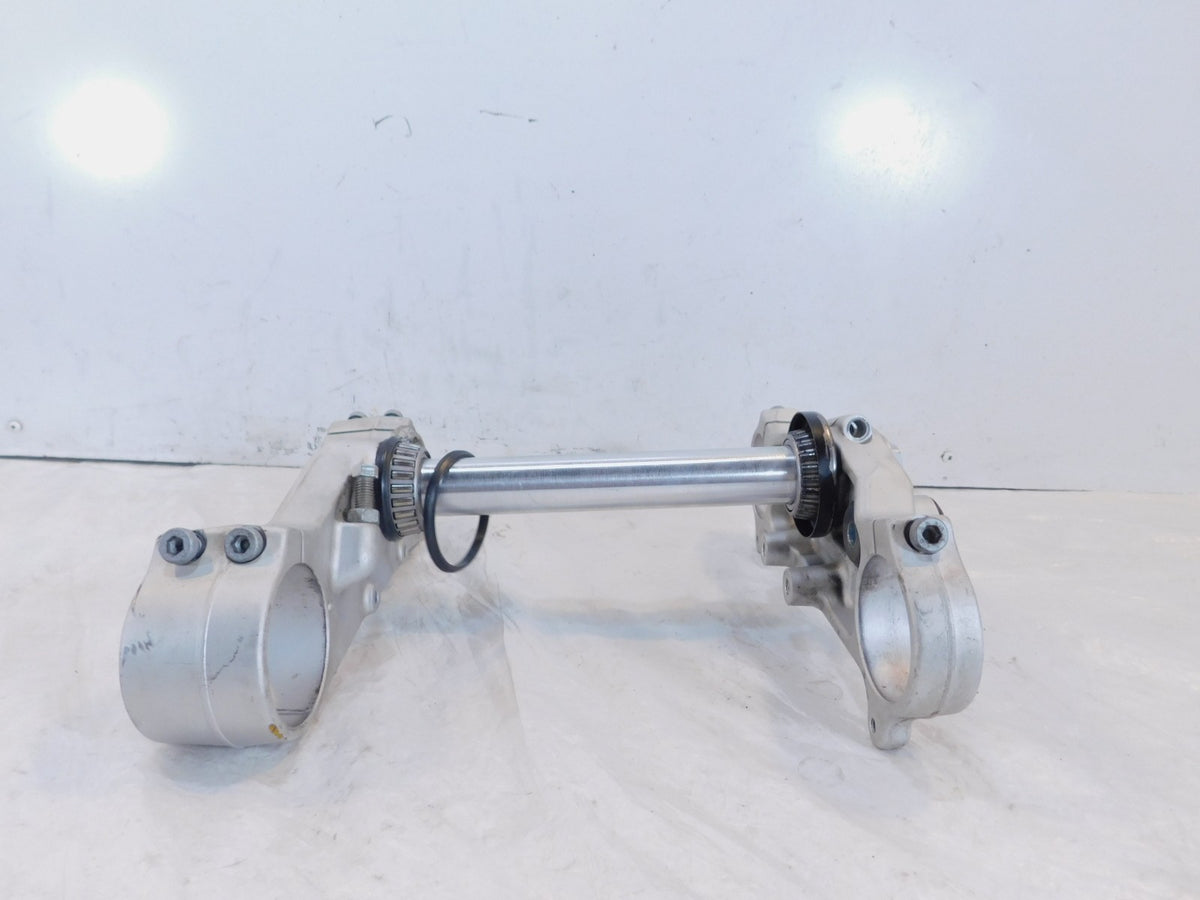 2007-2009 KTM 990 Super Duke Front Wheel Fork Triple Trees & Steering Stem -Bent - C3 Cycle