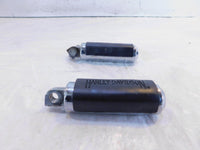 Harley Touring Dyna Sportster & Softail ISO Chrome & Rubber Footpeg Footrests - C3 Cycle