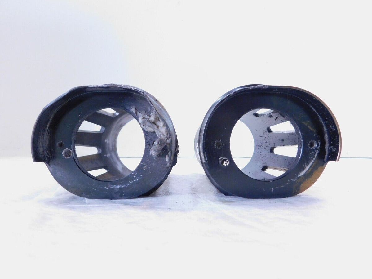 Harley TRoad King & Electra Glide & Softail Slotted Front Fork Slider Cover Tins - C3 Cycle