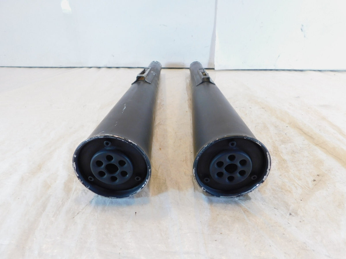 1998-2003 Triumph Thunderbird Sport Black Exhaust System Muffler Silencers